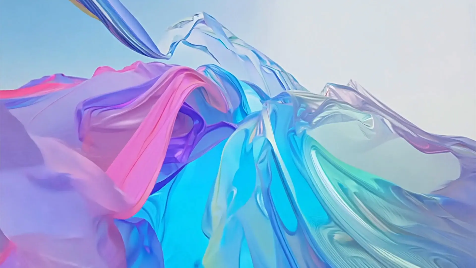 Glimmering Textile Movement Stock Video for Title Animation